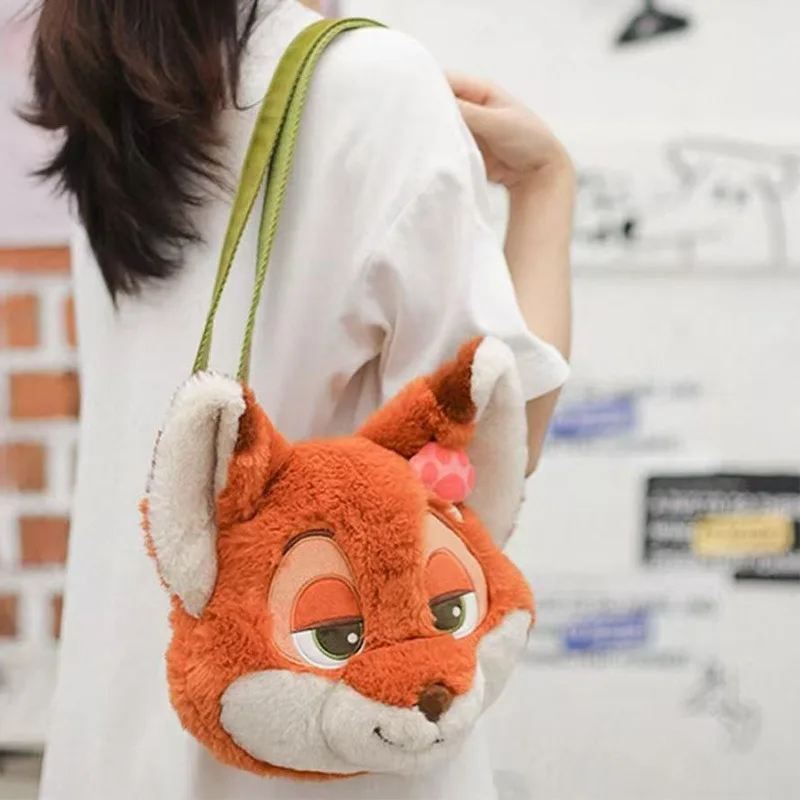 

Disney Zootopia Джуди Ник Леопард Полицейский Красочная плюшевая кукла Сумка-мессенджер Кукольная сумка День рождения Рождественский подарок
