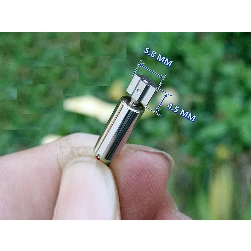 

50pcs/lot 6*15mm 1.5 V-5V NdFeB Strong Magnetic 615 Coreless Micro DC Vibration Motor (Super Strong Vibration Force)
