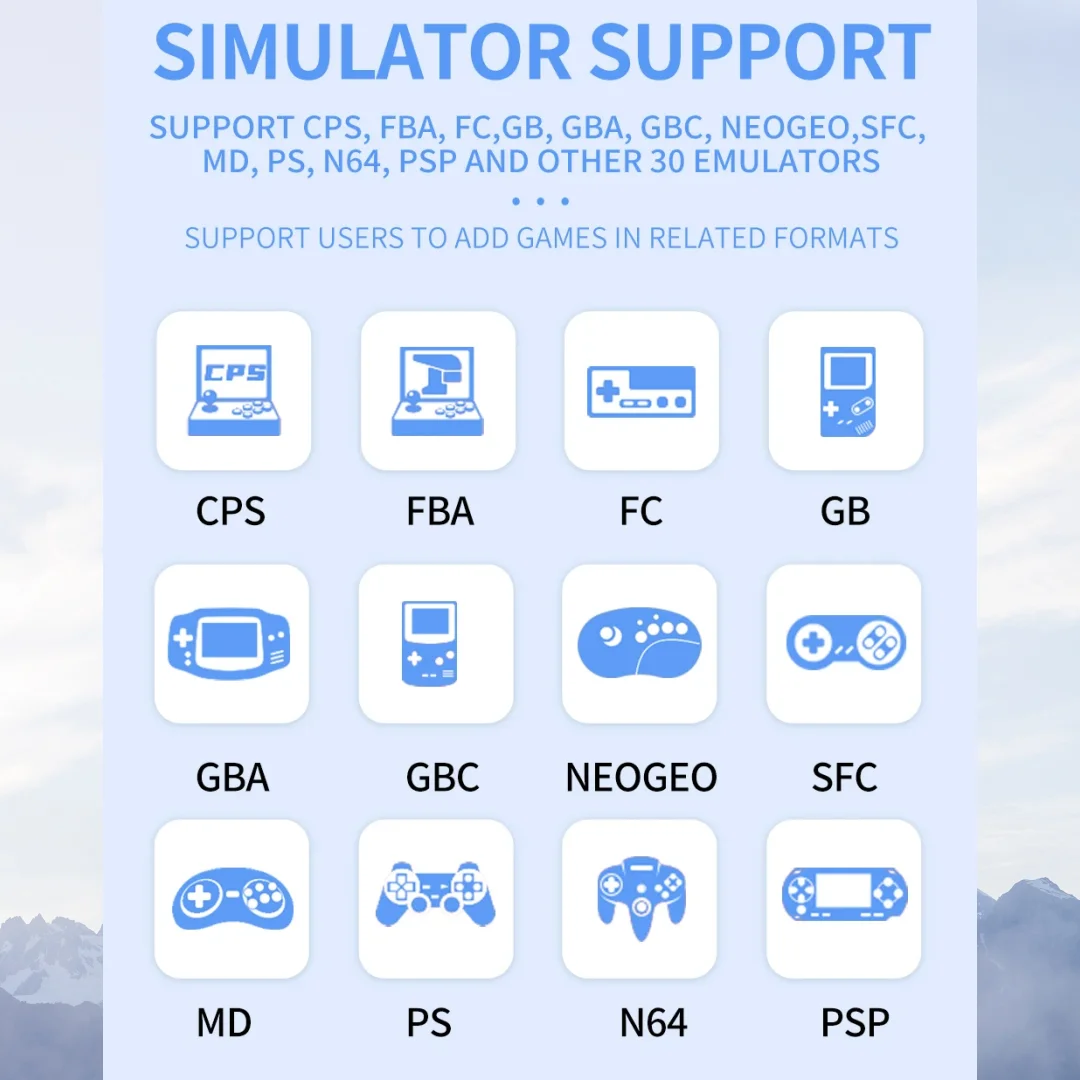 Memory Card FOR POWKIDDY X55 Handheld Game Console Game Card Plug&Play Pre-install Retro Games Card Retro Classic Game TF Card