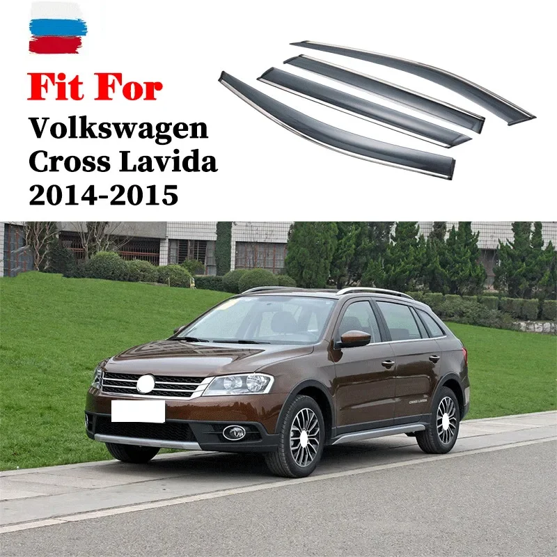 Für volkswagen cross lavida 2008-2012 Aut ofens ter ab weiser Wind Sonnenschutz Regen entlüftung Visier abdeckung Autozubehör Regenschutz