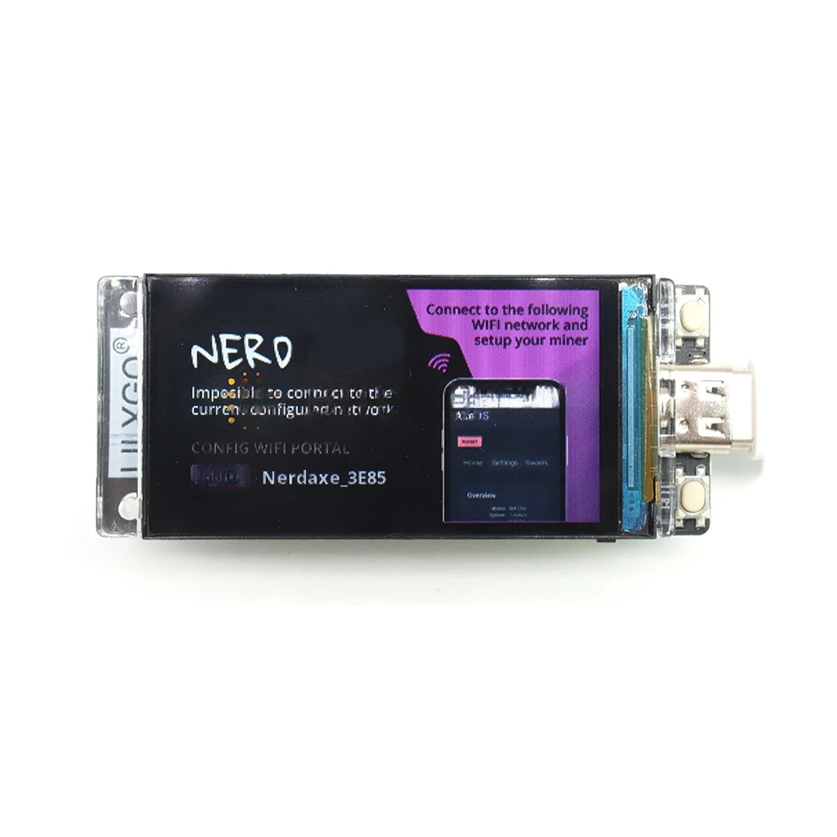 M85K T-Display-S3 ESP32 S3 1.9 بوصة ST7789 شاشة الكريستال السائل مجلس التنمية WIFI Bluetooth5.0 وحدة لاسلكية ل NerdQaxe ++ 4.8t