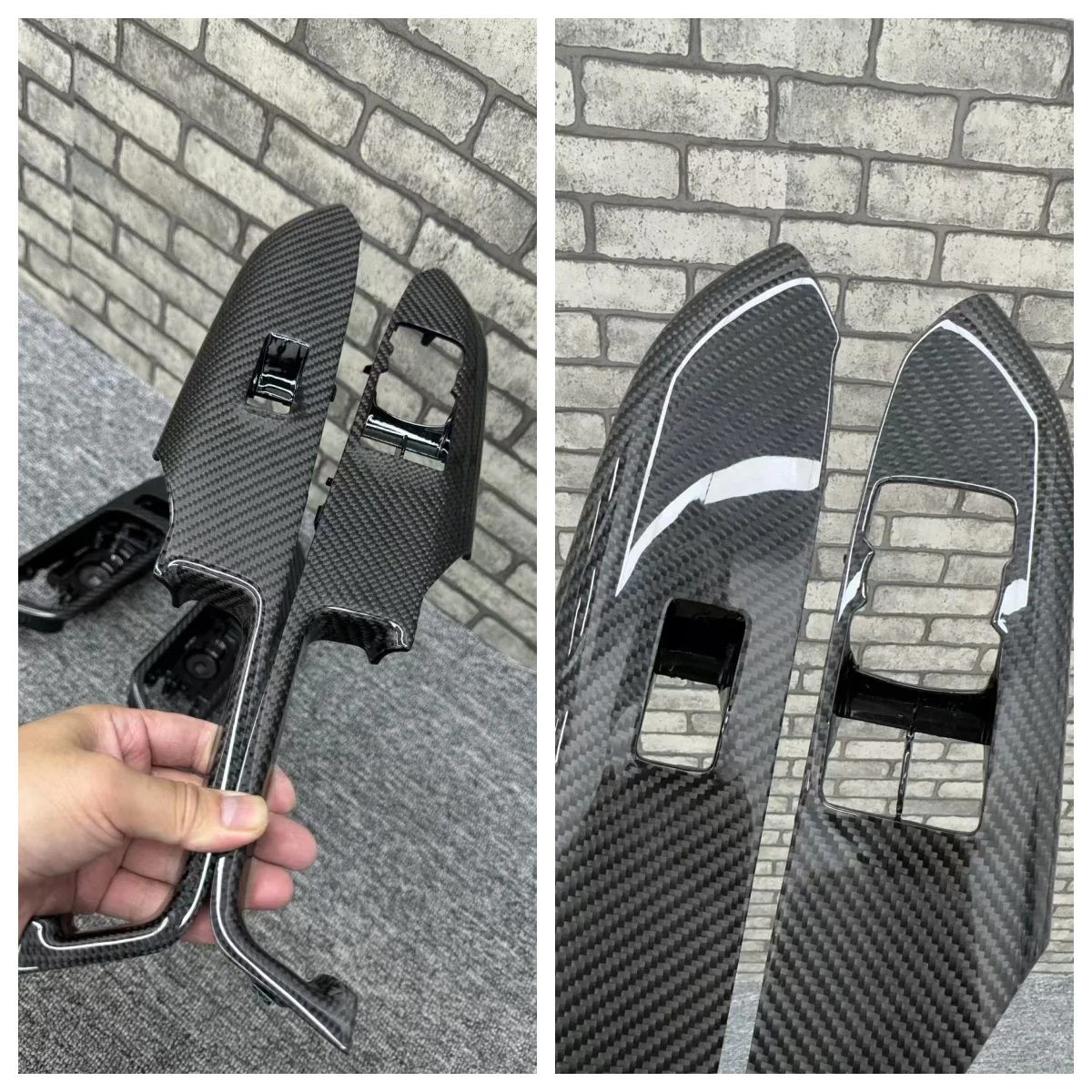 

New High Quality Automotive OEM Interiors for Ford Mustang GT350 GT500 Carbon Fiber Door Control Switch