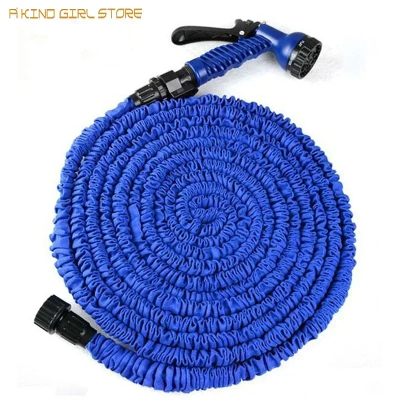 25FT-200FT Garden Hose Telescopic Flexible Water Hose Plastic Hose Car Wash Water Gun Garden Sprayer Irrigation Irrigation Tools