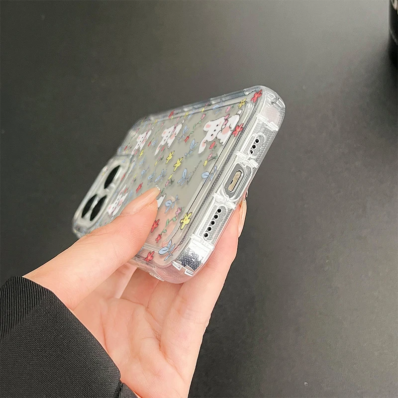 Casing bantalan pencegahan musim gugur J1574, jenis bantal untuk IPhone 11 12 13 14 Pro Max 6 6s 7 8 Plus X XR XS Max 12 Mini, casing penutup TPU lembut DIY