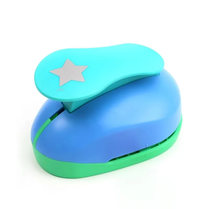Children's Labor-Saving Star-Shaped DIY Punch Mold Round Punch Machine Tool for Crafting Holes S M L