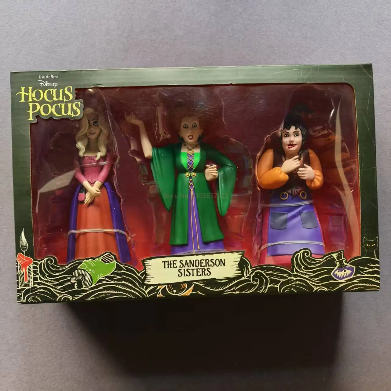 Neca Disney Hocus Pocus 6-дюймовая фигурка Сандерсон сестры Коллекционная модель подарок для фанатов и девочек на день рождения