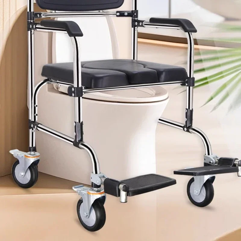 Portable Toilet Bathroom Chair Shower Foot Foldable Minder Camping Stool Disabled Designer Badezimmer Stuhl Bathroom furniture