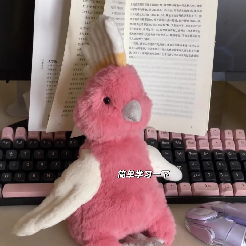 20 سنتيمتر الببغاء النمذجة دمية ديكور المنزل القط والكلب لعب الحيوانات الأليفة أفخم دمية ديكور المنزل الاطفال والجامعات هدايا عيد