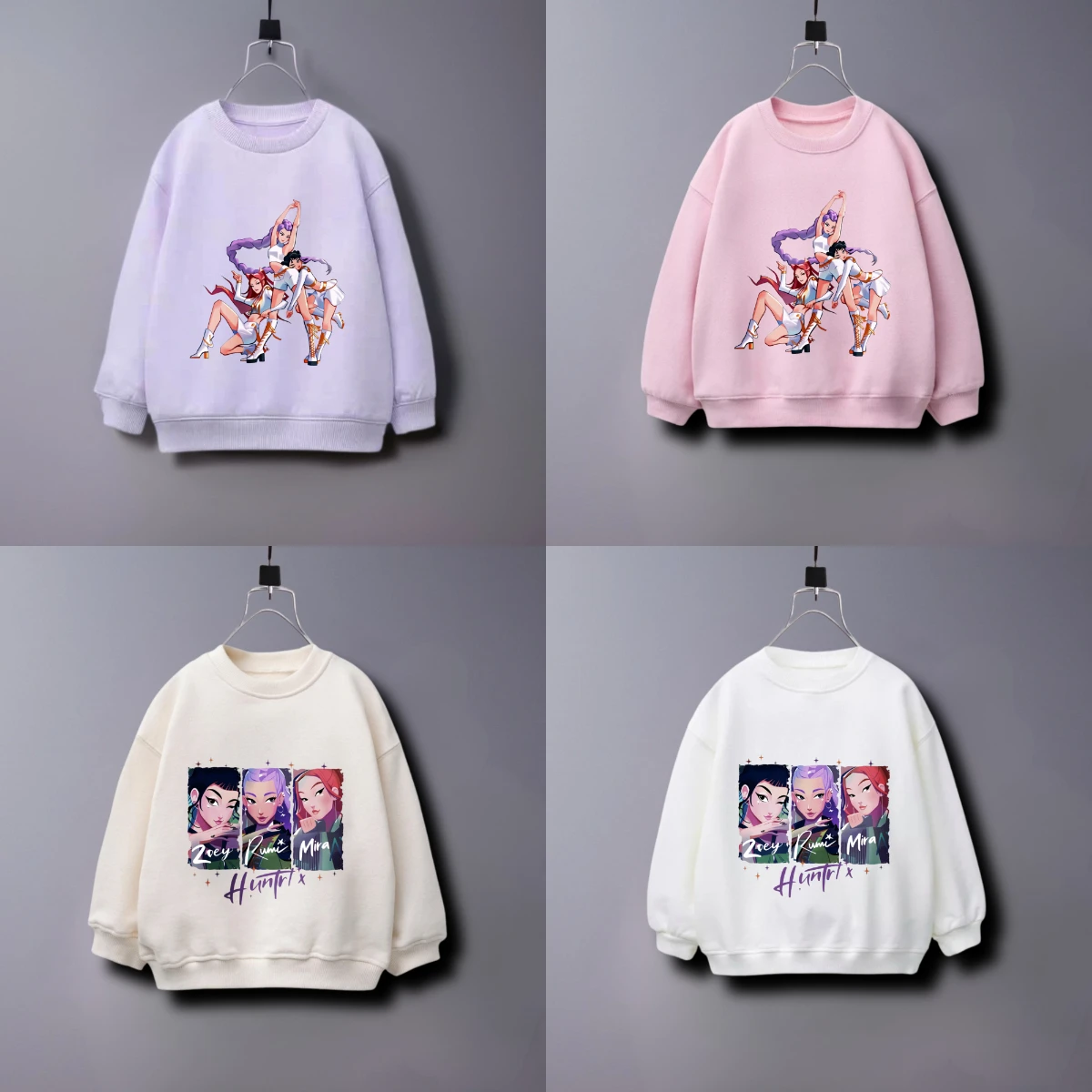 المعبود الفتيات المطبوعة الاطفال بلوزات بسيطة أزياء الأطفال ملابس الربيع/الخريف عارضة هوديي Crewneck قمم طويلة الأكمام 0-7 سن #1