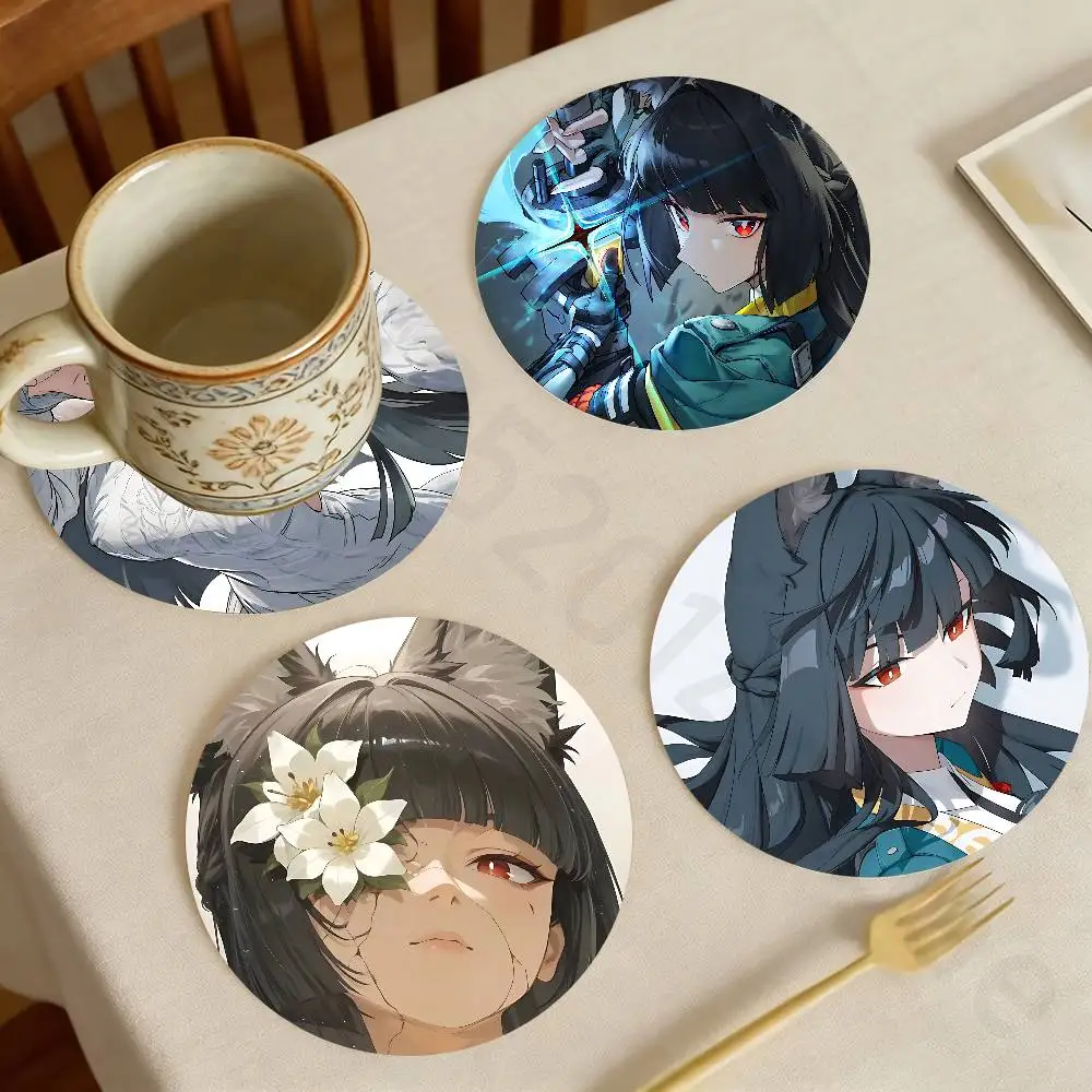 

H-Hoshimi M-Miyabi Wooden Theme Desktop Heat Mats Home Decor Coffee Mug Coasters For Office Restaurant