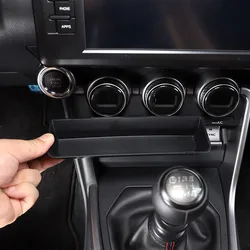 For Subaru BRZ 2022 For Toyota 86 2022 ABS Black Car Central Control Storage Box Multifunctional Phone Tray Car Accessories