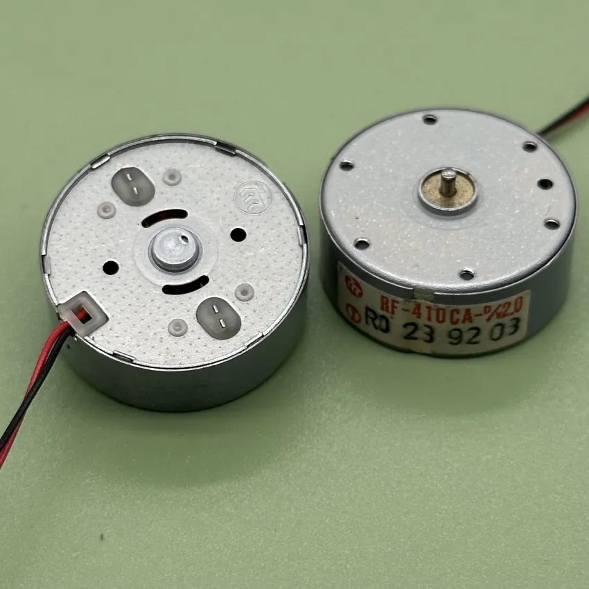 Micro Round 25mm MABUCHI RF-410CA DC 1.5V 2V 3V 5900RPM 10mm Thin Micro Round Solar DC Motor Audio Recorder CD Player - view 6