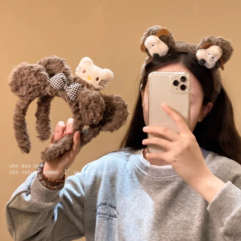 3 قطع لطيف بوس 2025 طوق شعر جديد بلون كرتوني #5