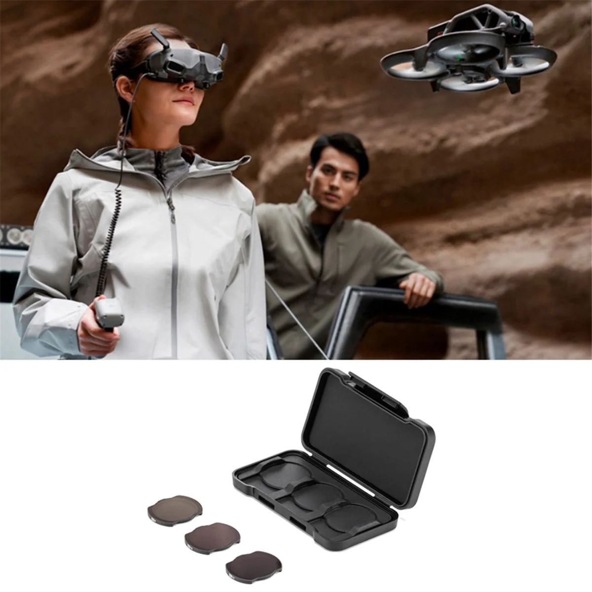 

For DJI Avata ND Mirror Kit ND8 ND16 ND32 Multi-Function HD Convenience Fit and Comfortable Filter jasmine