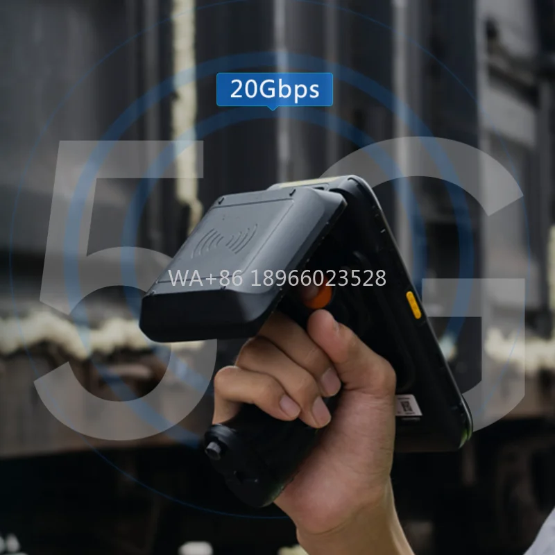 

Заводские цены 6-дюймовый КПК Android 11 1D 2D Rfid Сканер штрих-кода Мобильный КПК для управления инвентарями Прочный портативный КПК