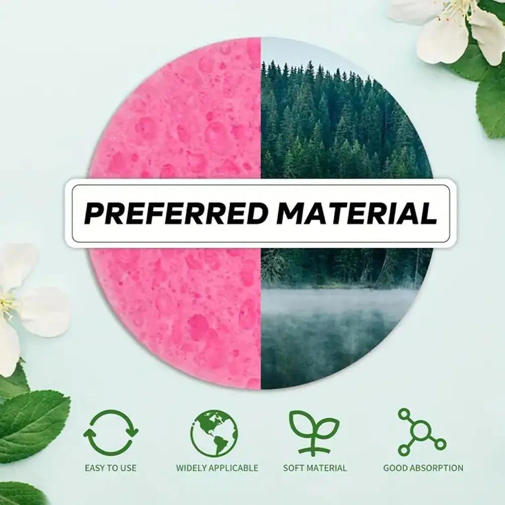 Toalla de lavado de cara Natural comprimida en forma de corazón creativo oso amor ciruela esponja cara Puff Facial SPA masaje eliminación de maquillaje grueso