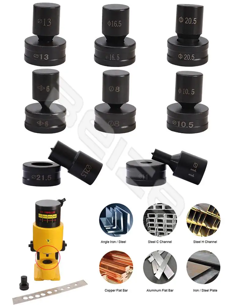 Hydraulische Stanzwerkzeuge CH-70 Rundstanze Manuelle Stanzwerkzeuge Manueller Hydraulischer Lochstanzer – Detail 4