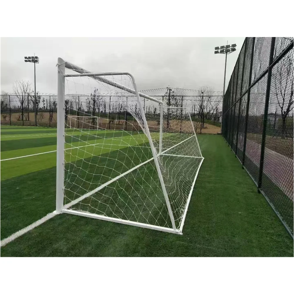 

Hot Dip Galvanized Movable Full Size Football Goals Portable Soccer Goals