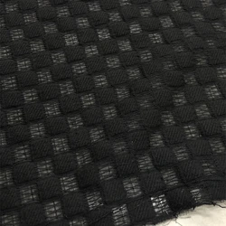 Tela teñida de hilo estilo veraniego, diseño de patrón a cuadros negros, falda, chaqueta, costura de ropa, Material de bricolaje por metro