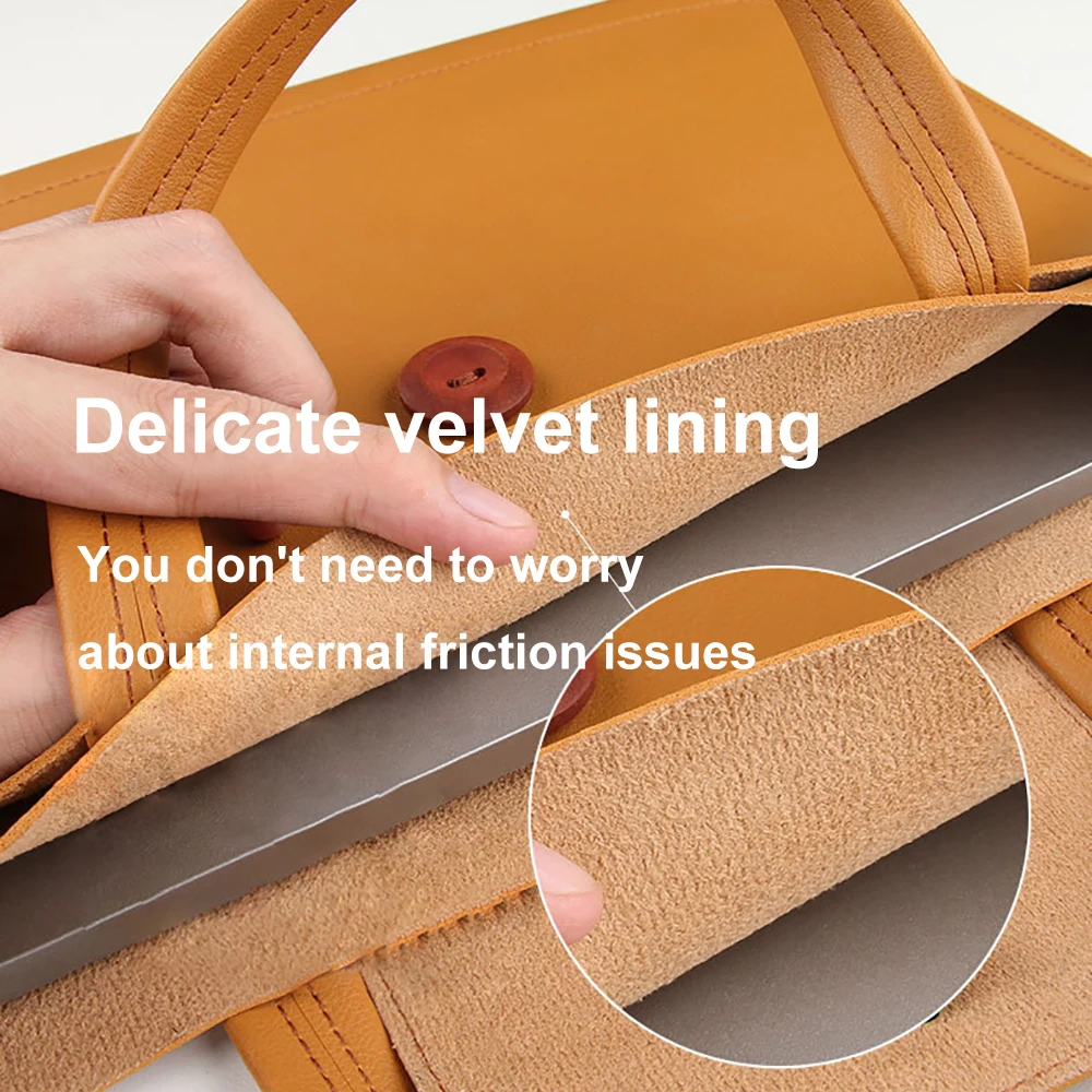 PU Leather Laptop Bag Notebook Case Carrying Briefcase for Macbook Air Pro 13.3 14 15.6 16 inch men Handbags Shoulder Sleeve Bag
