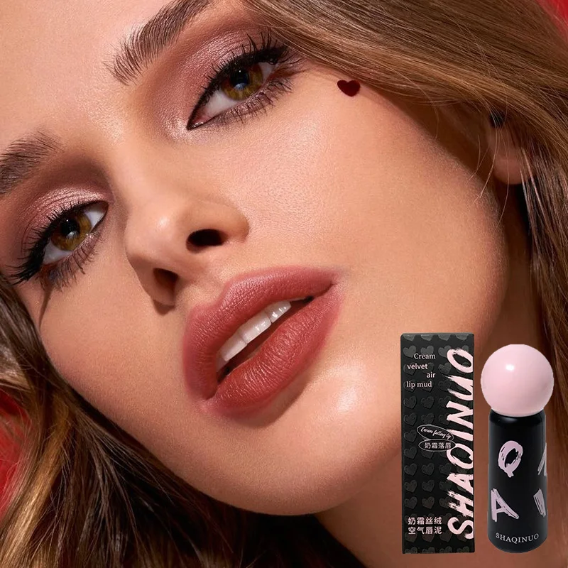 SHAQINUO Cream Velvet Air Lip Mousse – luxuriöse Textur, hochpigmentiert mit Featherlight-Finish und langanhaltendem Gewicht