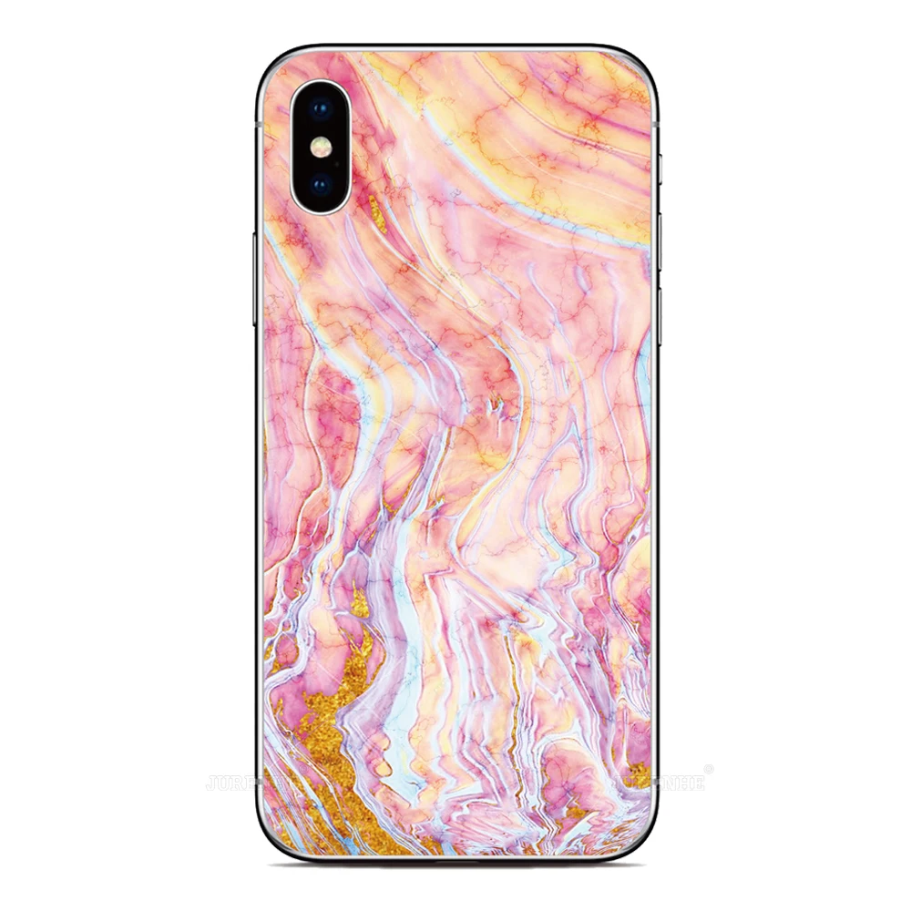 Pink Marble Cover For Asus Zenfone 10 9 8 Flip 5Z 4 ROG Phone 2 3 5 6 7 Max Pro M2 M1 Plus Shot ZB631KL ZS620KL ZS590KS Case