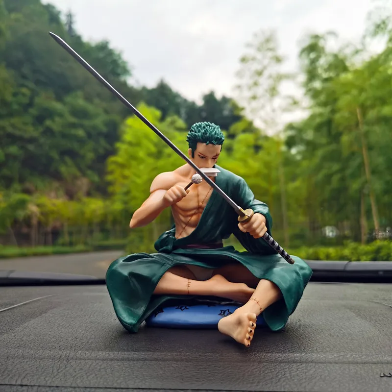 

Японская аниме-фигурка, ONE PIECE, периферийный аниме-образ 17 см, Roronoa Zoro, наконечник для мальчика, подарок на день рождения