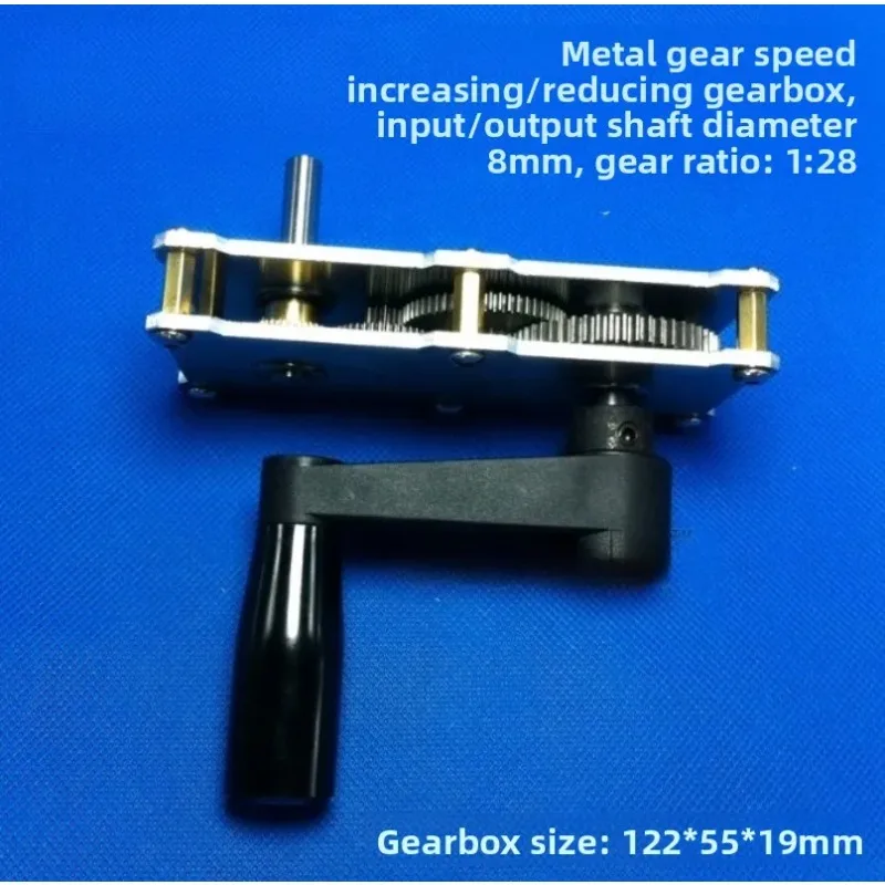 High Torque Metal Gear Reducer Gearbox Accelerator Speed Reduction Transmission Mechanical Accessory