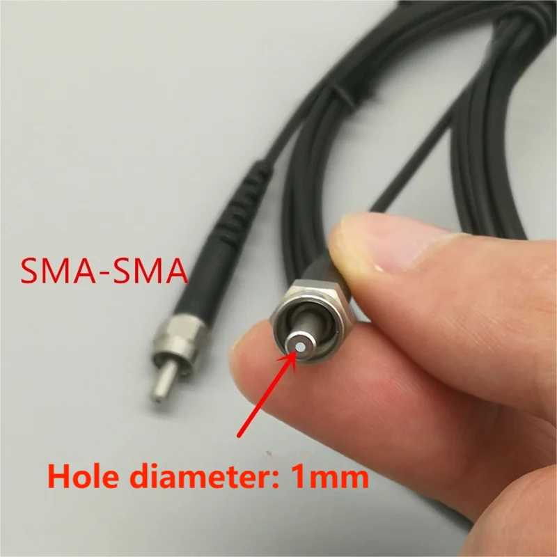 SMA905 Plastic Optical Fiber POF jumper 1mm 980/1000um Metal Connector SMA-ST SMA-FC 1M/2M/3M