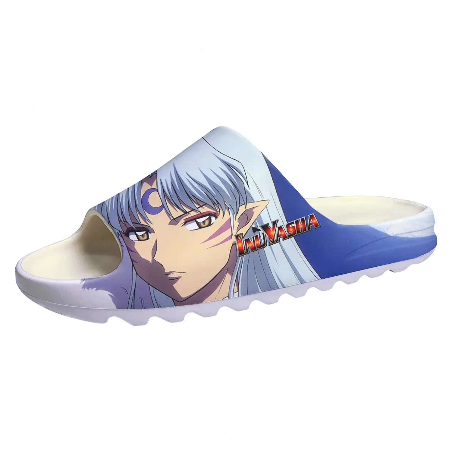 Inuyasha Sesshomaru Custom Made Soft Sole Sllipers Home Clogs Step On Water Shoes Mens Womens Teenager Bathroom Step In Slliper