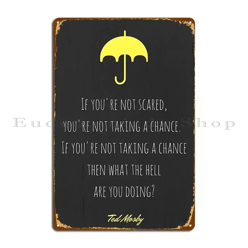 How I Met Your Mother Metal Plaque Poster Living Room Party Garage Wall Print Tin Sign Poster