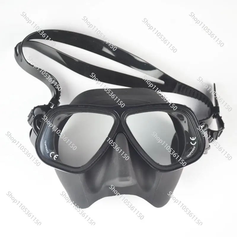 Metal frame waterscuba mask, free diving lung imported mask, myopia apollo