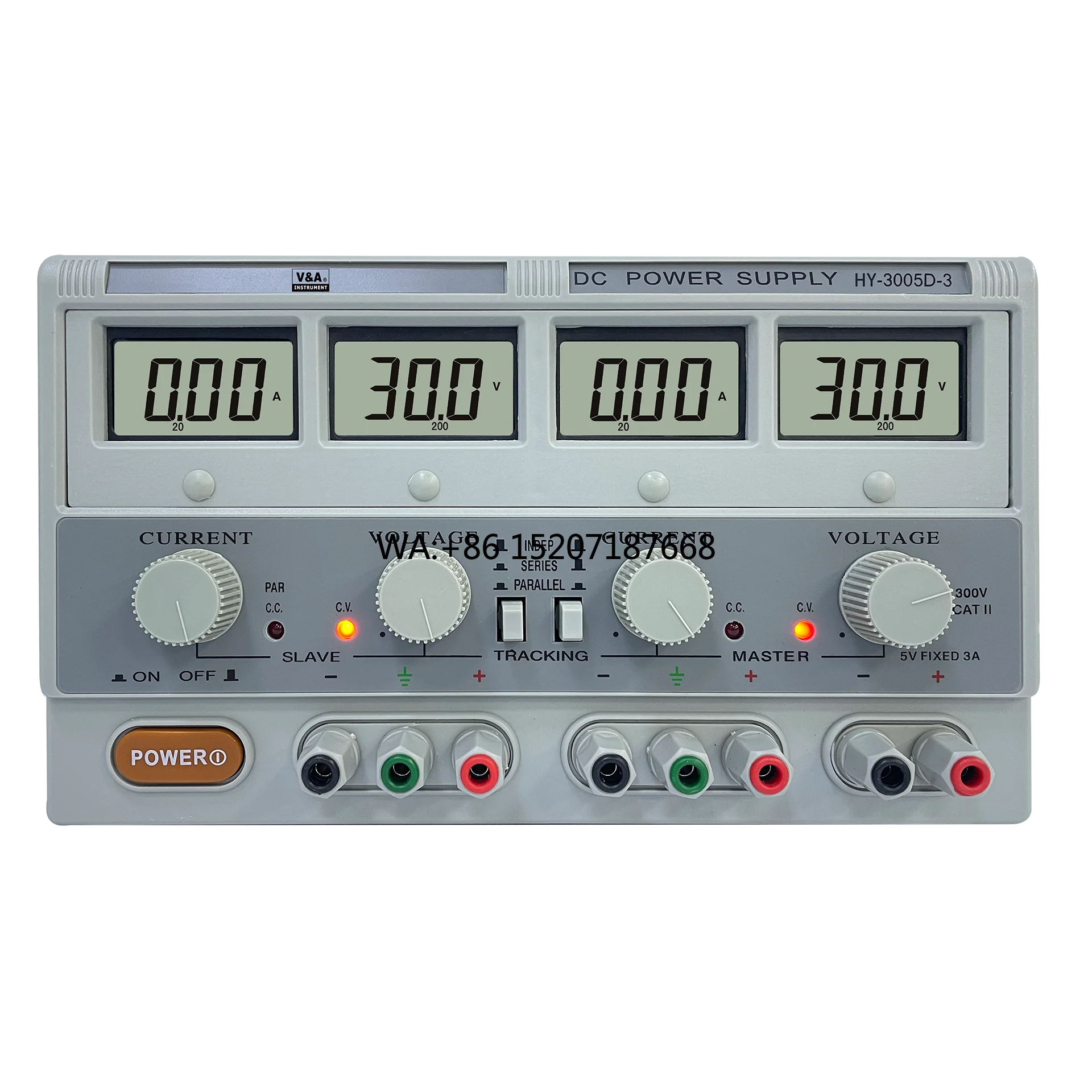 Linear Dc Power Supply Triple Output - HY3005D-3 Dijital Değişken Üçlü Çıkışlı Doğrusal