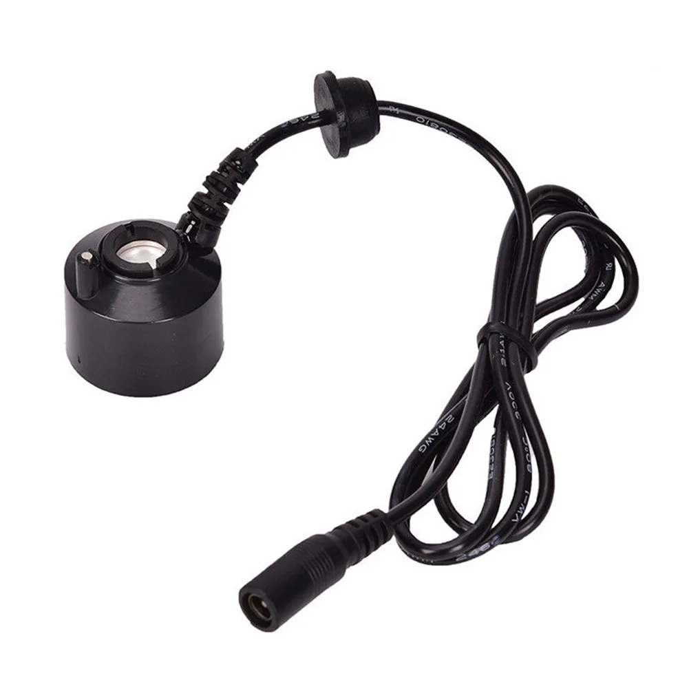 صانع ضباب عملي مبيد بدون رأس رش خفيف تيار مستمر 24 فولت 36 مللي متر لتزيين خزان الأسماك لبركة نافورة الماء