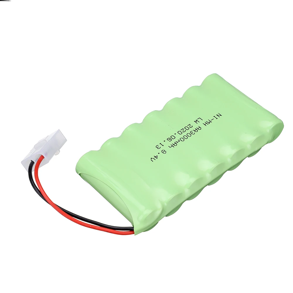 Bateria NiMH para Carros RC, Caminhões RC, Tanques RC, Trem, Barcos, Robôs, Armas Brinquedos, Modelo Ni-MH AA, 8.4V, 3000mAh