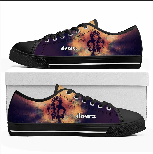 

The Doors Low Top High Quality Sneakers Mens Womens Teenager Canvas Sneaker Casual Personalized Patterns Shoe Custom Made Shoes