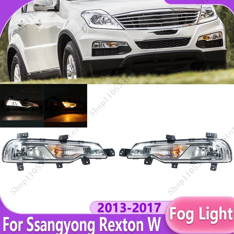 Image of Auto-Frontstoßstangen-Nebelscheinwerfer-Zubehör DRL Tagfahrlicht Nebellampe für Ssangyong Rexton W 2013-2017 8320108C00