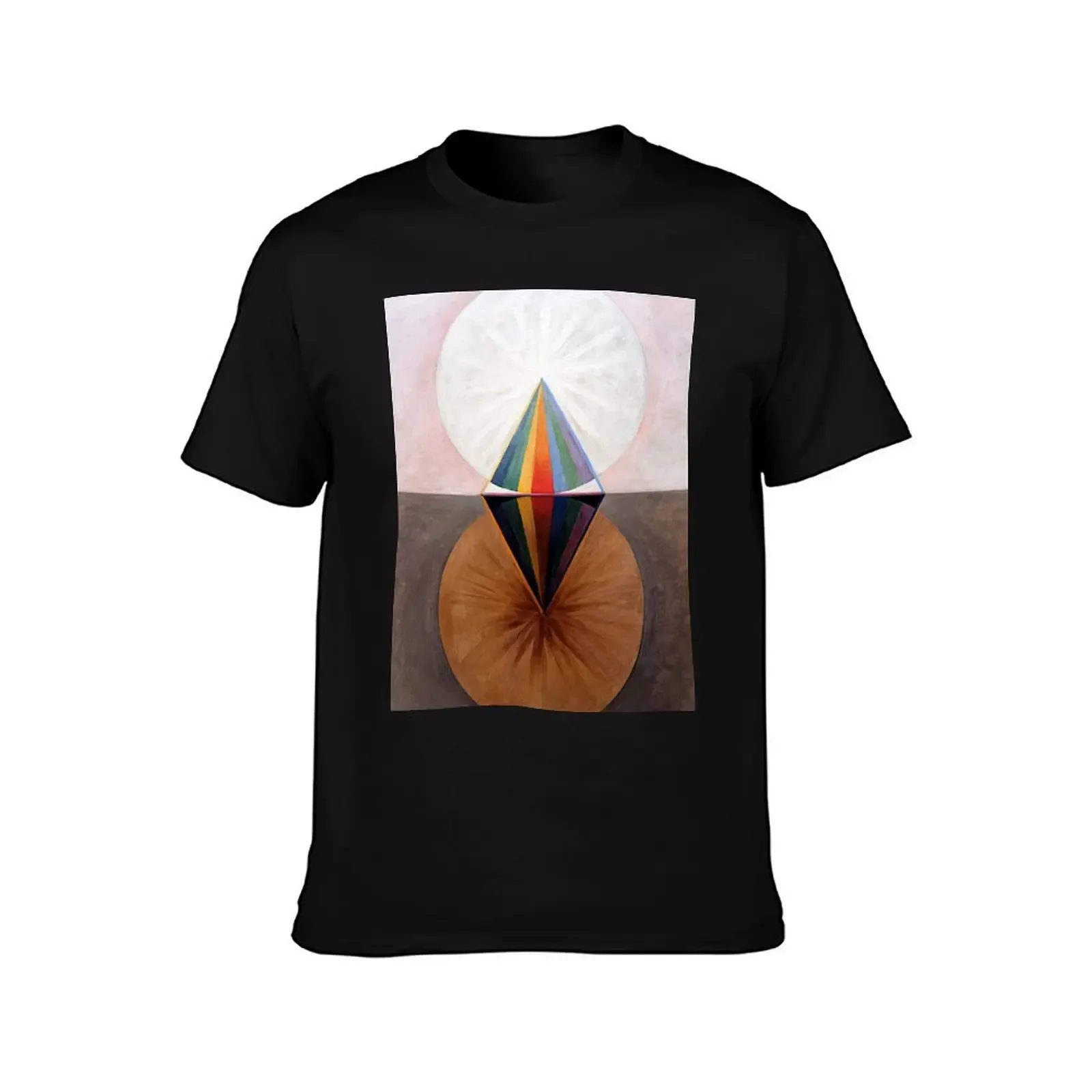 Enhanced, High Res. Hilma af Klint, The Swan No.12 (1915) T-Shirt Anime t-shirt shirts graphic mens t shirt