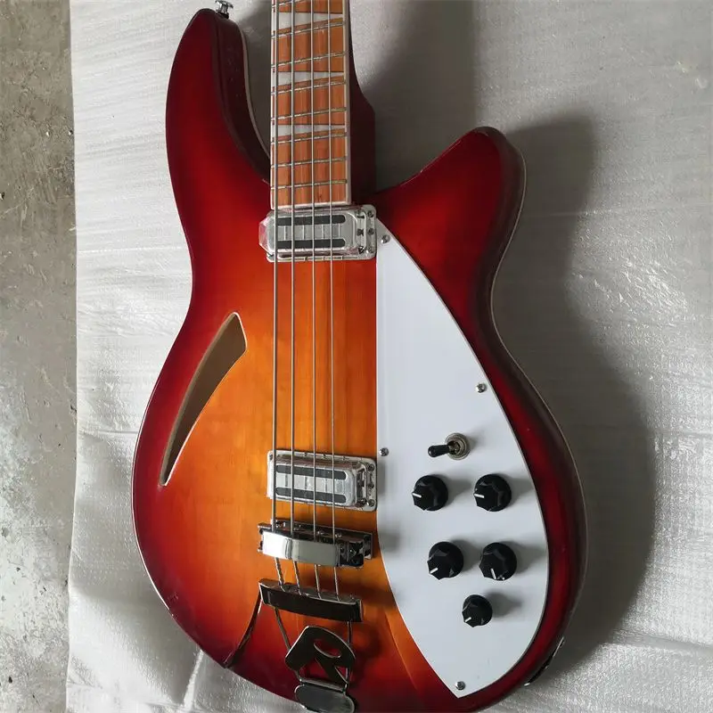 Basso elettrico a 4 corde Firefly Hollow, più colori opzionali, su misura all'ingrosso