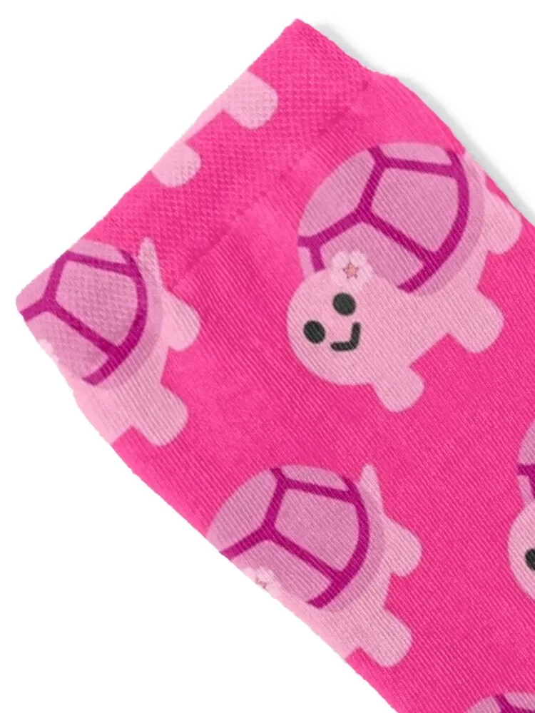 Cherry Blossom Turtle Socks floor cute retro Climbing Socks For Men Women's