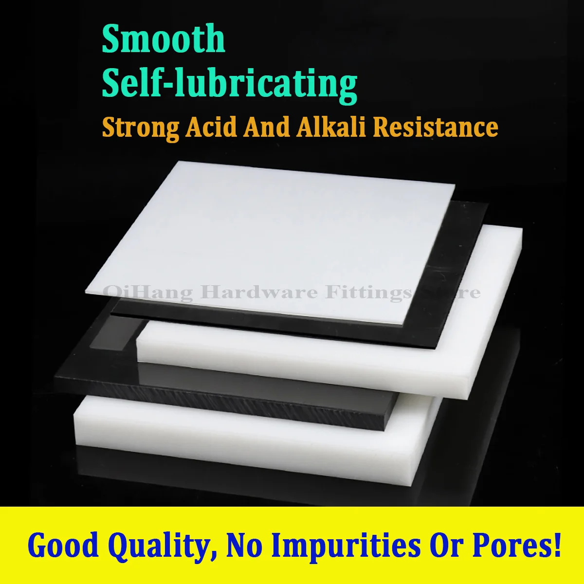 HDPE High-Density Polyethylene Flat Engineering Plastic Sheet Polymer PE