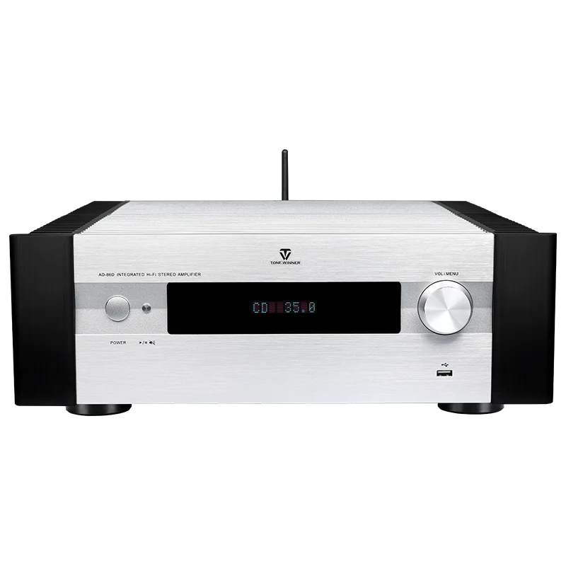 Class D 2 Ch Integrated HIFI Stereo Amplifier with Subwoofer