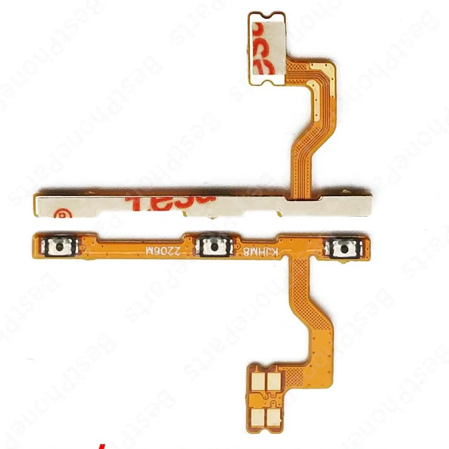 Power On Off Flex Cable For Xiaomi Poco F3 GT F4 M3 M4 X2 X3 X4 Pocophone F1 F2 Pro Volume Key Side Button Mute Switch Parts