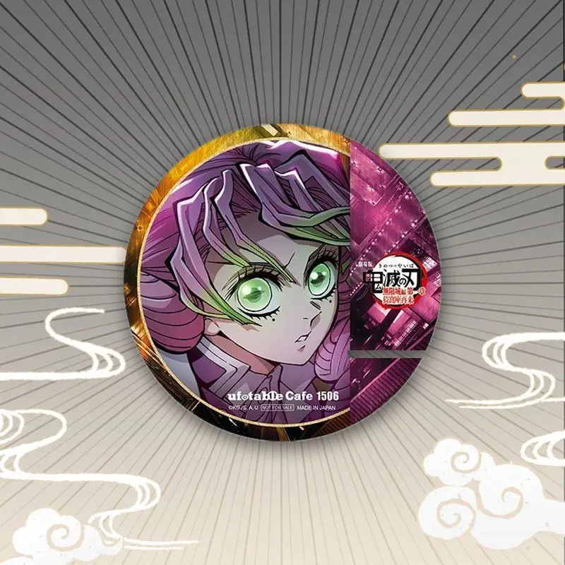 New Demon Slayer Kamado Nezuko Agatsuma Zenitsu Badge Animation Surrounding Student Clothes Backpack Exquisite Medal Decoration - view 5