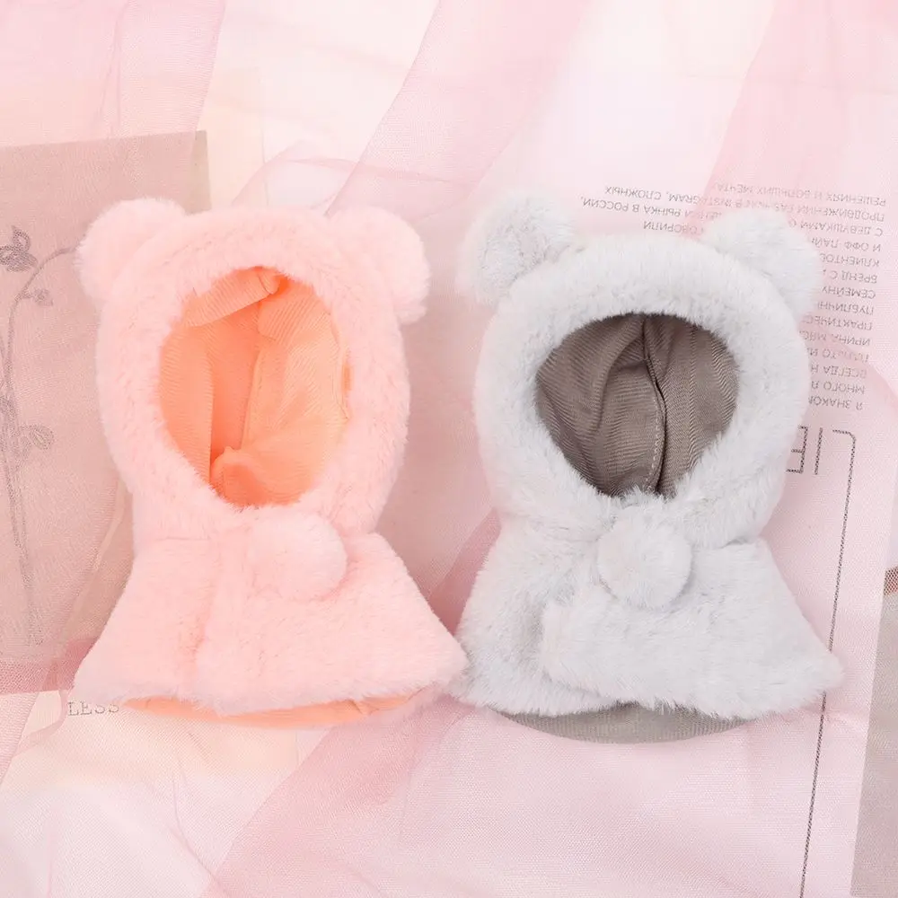 15cm 20cm Mini Soft Animal Doll Korea Idol Handmade Hooded Cloak Plush Doll's Clothes Dolls Clothing Doll Clothes Suit