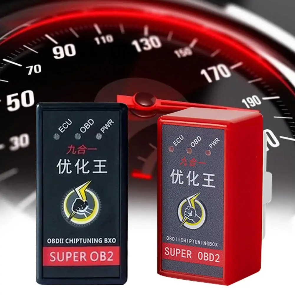 New Super OBD2 Nitro OBD EcoOBD2 ECU Chip Tuning Box Plug Car Fuel Save More Power Hot  Upgrade With Switch 2024