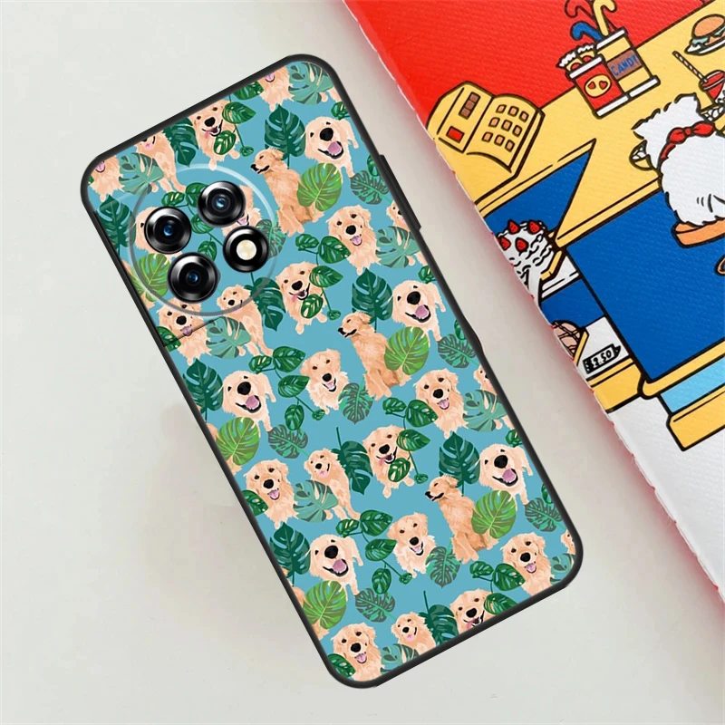 Golden Retriever Dog Case For OnePlus Nord CE 4 3 2 Lite N10 N20 N30 OnePlus 12 11 9 10 Pro 10T 9R 10R 12R Cover image 5
