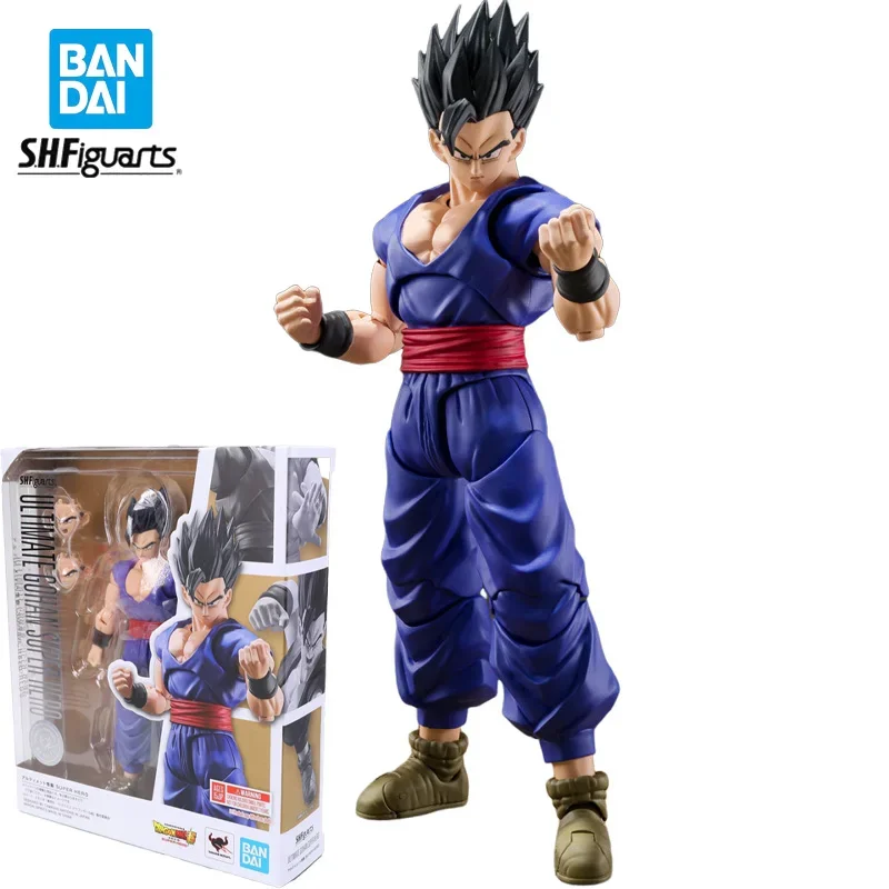 

Stock Genuine Original Dragon Ball S.H.Figuarts Son Gohan Action Anime Figure PVC 14CM Collectible Model Statuette Ornament Gift