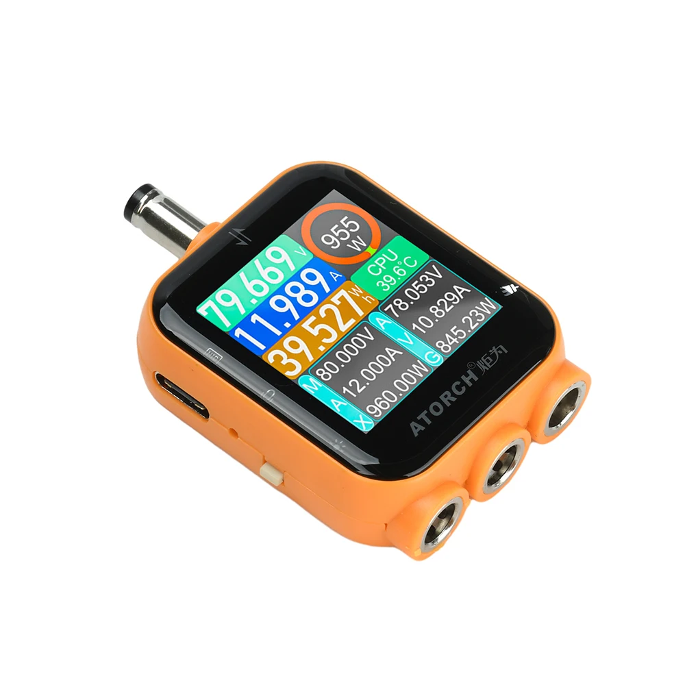 B50 Hochpräzisions-Tester 4,5-80V 600W Digitales Display Voltmeter Amperemeter Wattmeter DC Strom Spannung Leistung DC5.5 Anschluss-Tester – Detail 22