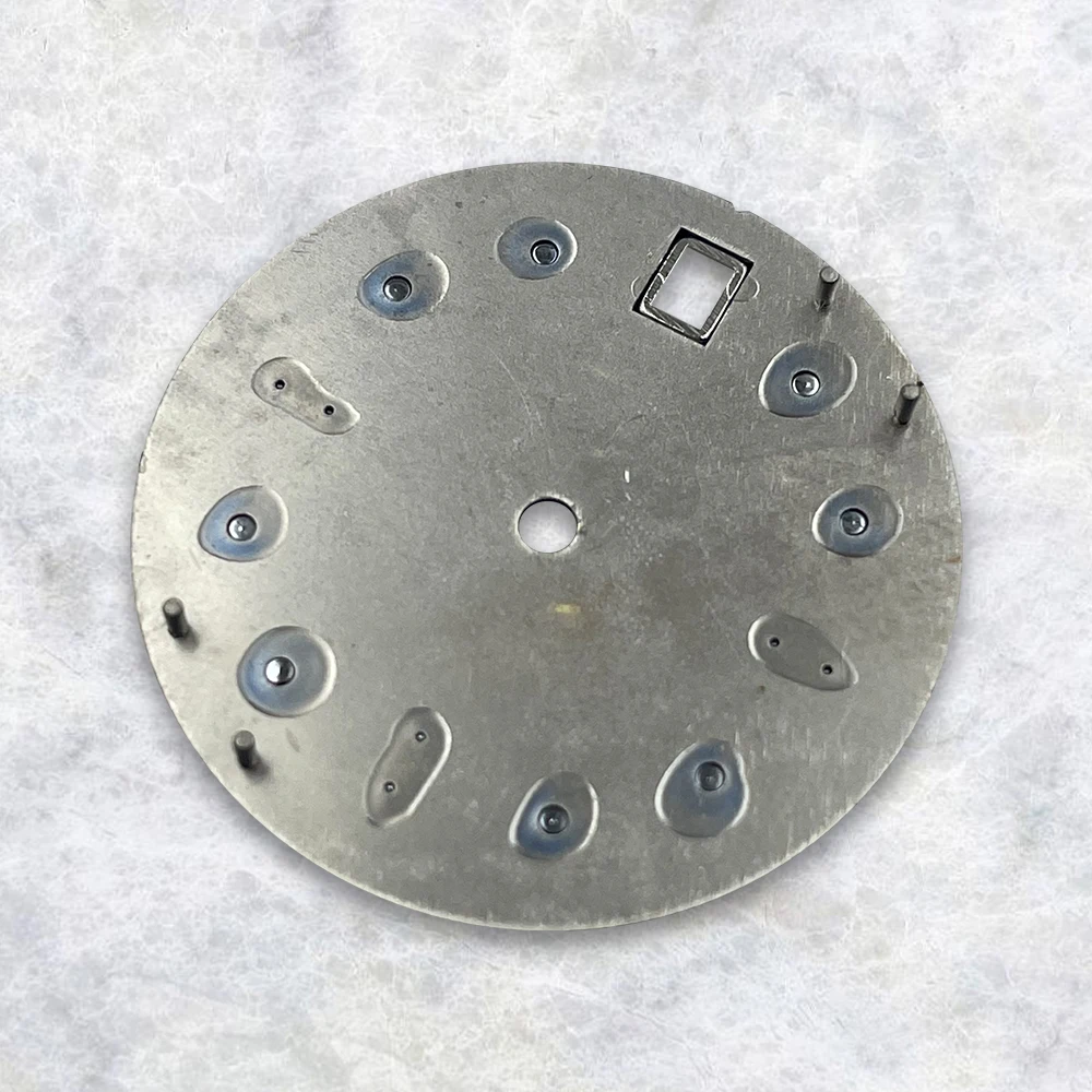 28.5mm S Logo Dial Suitable For NH35/NH36/4R/7S Japanese Automatic Movement Green Luminous Watch  Modification Accessories